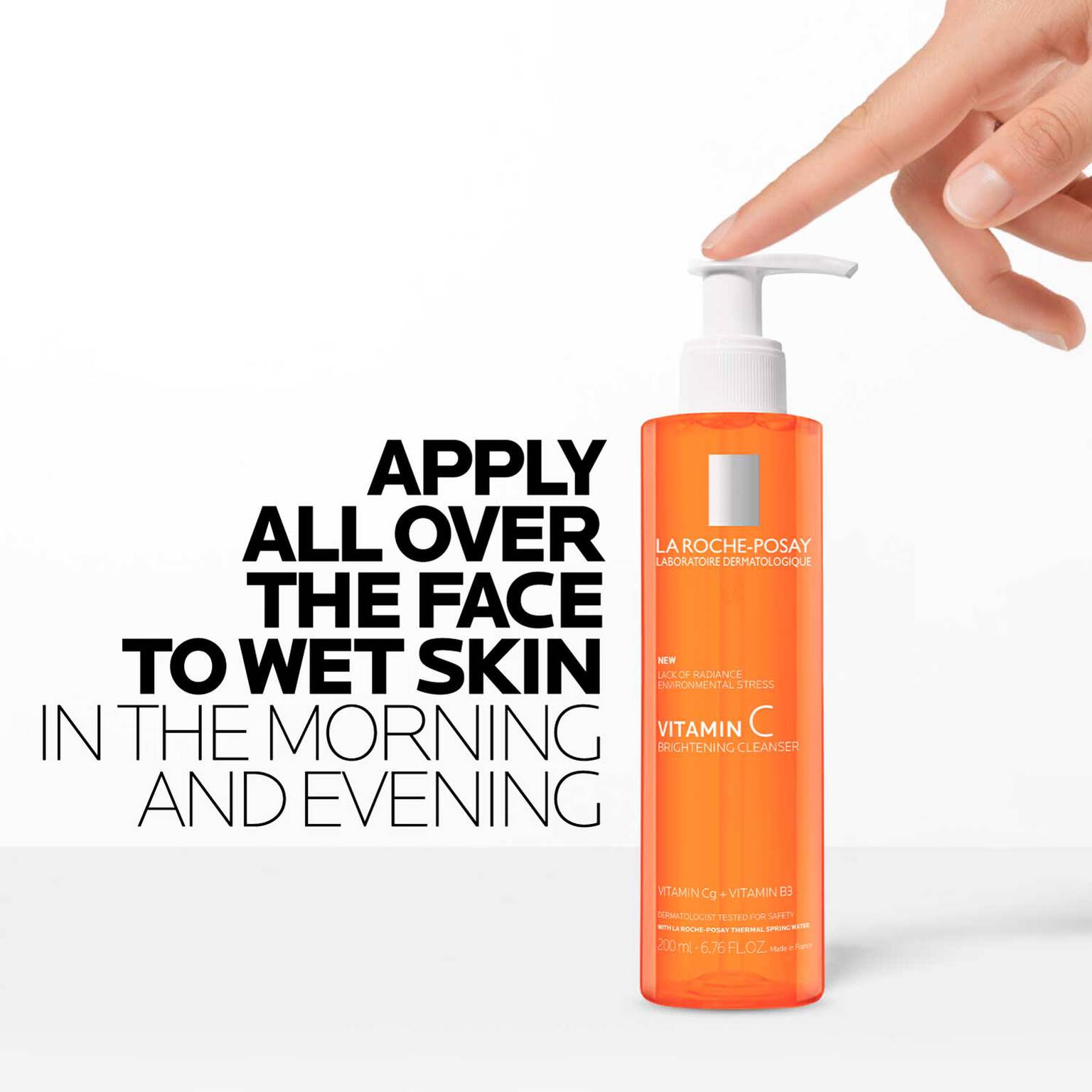 vitamin-c-brightening-facial-cleanser-i0 LaRochePosay-Product-Skincare-Purifying-Vitamin-C-Cleanser-200ml-3337875923613-HowToUse.jpg